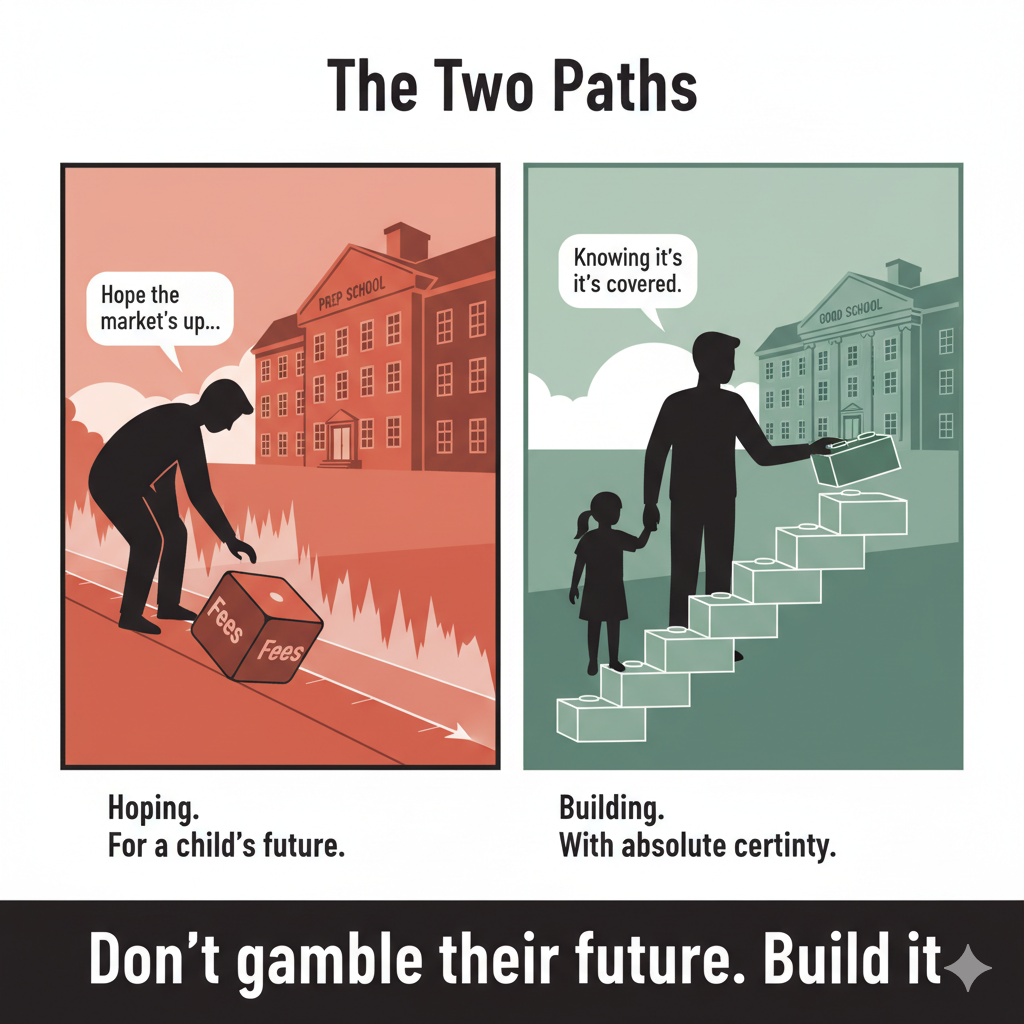 You're Not Saving for Your Child's Education. You're Gambling with Their Future.